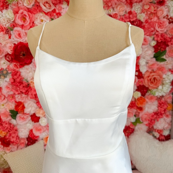 Morilee | Slip Dress with Tie Back - Picture 2 of 5